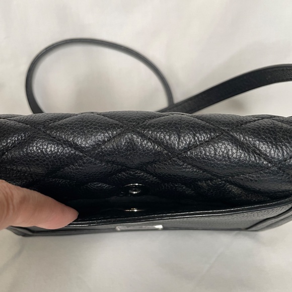 Rebecca Minkoff Black Quilted Leather Crossbody - Picture 5 of 7